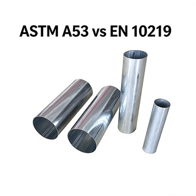 ASTM A53 مقابل EN 10219، ما هي الاختلافات بين الأنابيب المجلفنة؟