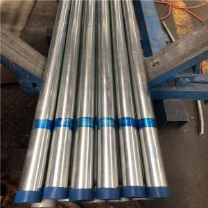 Astm A53 أنبوب فولاذي دائري مجلفن مسبقًا