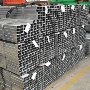 رئيس مربع المجلفن رئيس أنبوب 120x120 ملم صناعة الصلب