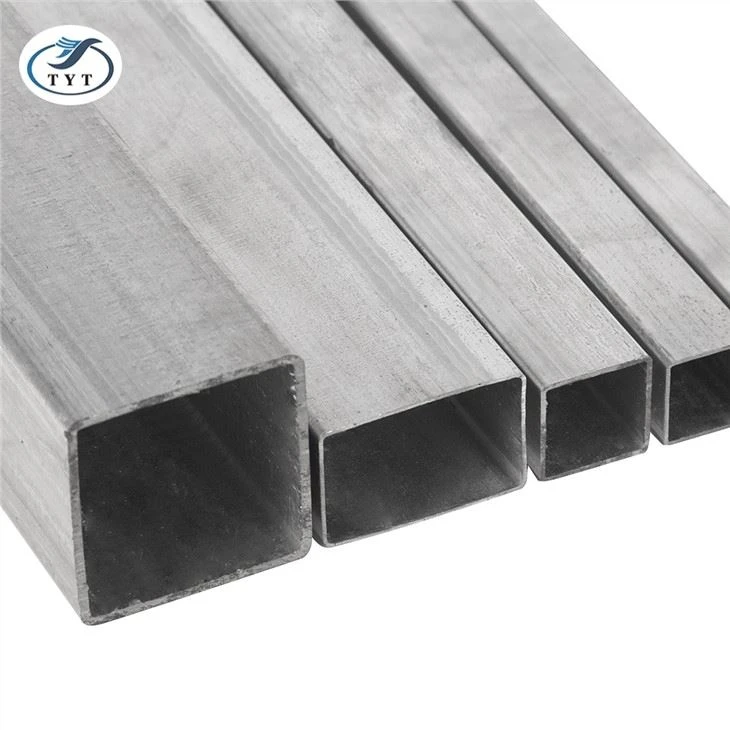 40x40mm 6m طول أسود الحديد أنبوب مربع أنابيب الصلب للبناء