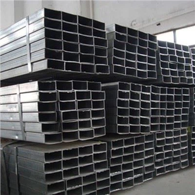 SHS RHS Erw أسود الكربون مربع / أنبوب / أنبوب فولاذي مستطيل